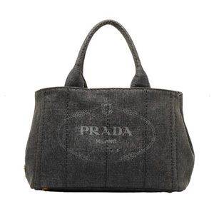 Prada Canapa Denim Tote Bag